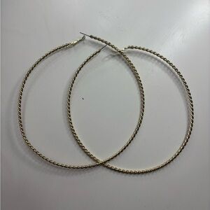 XXL Gold Hoop Earrings